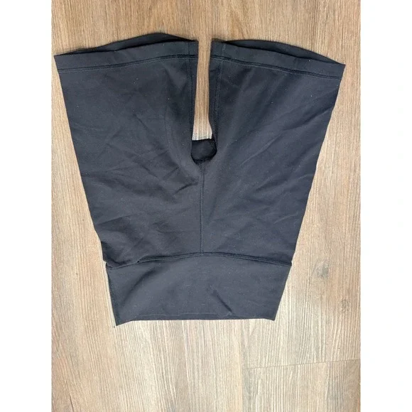 Tna Aritzia Atmosphere High Waisted Biker Shorts Black Women Size Small 7 Inseam - Picture 3 of 9